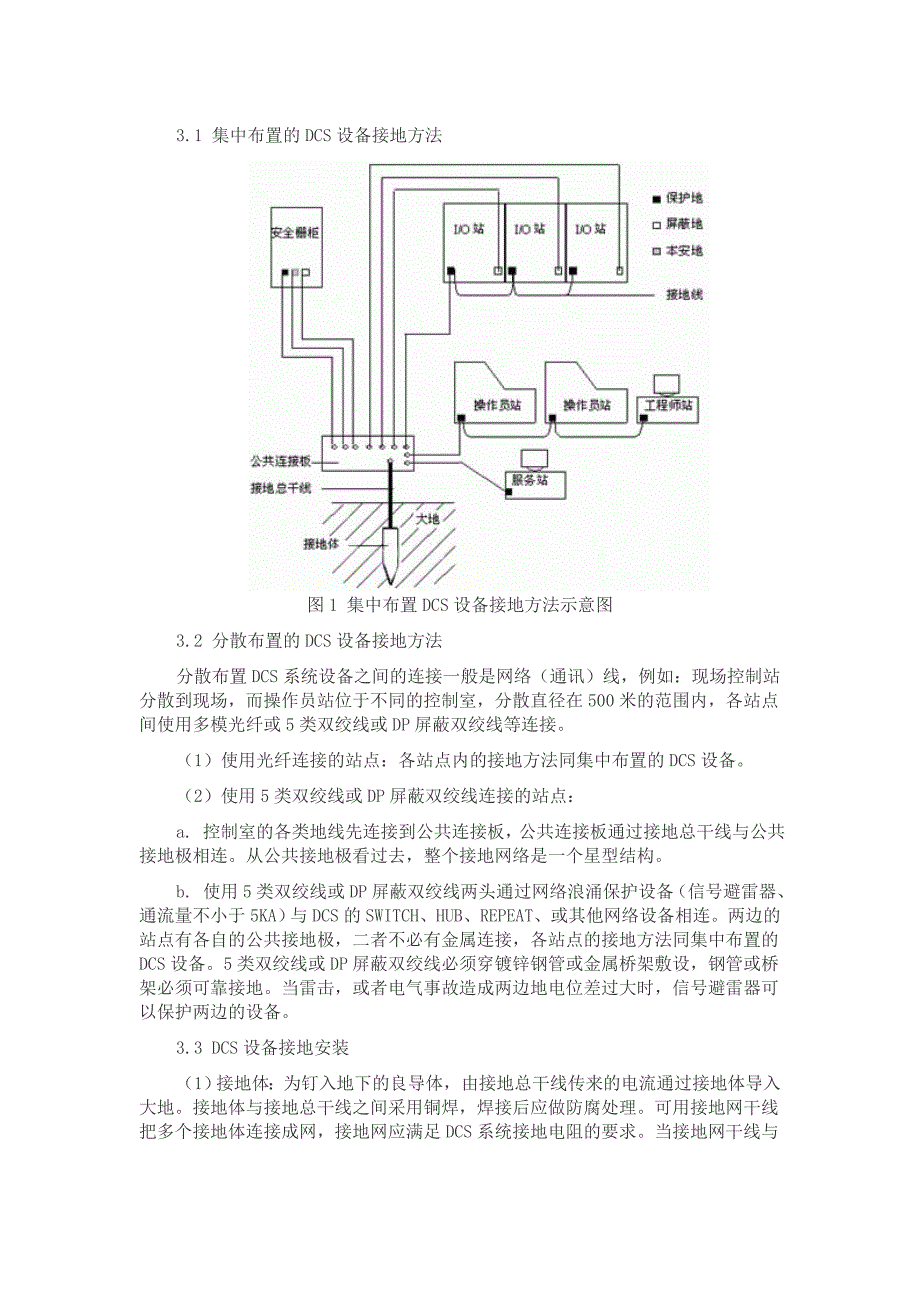 dcs安全接地,避免干扰问题_第1页