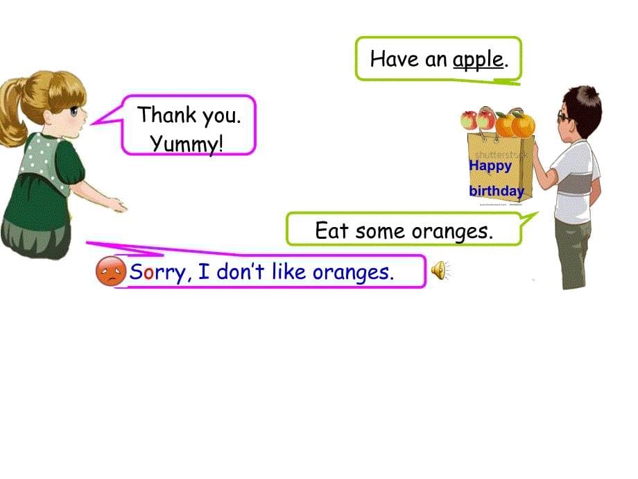 u5 do you like pears b lets learn课件 _三年级英语课件_第5页