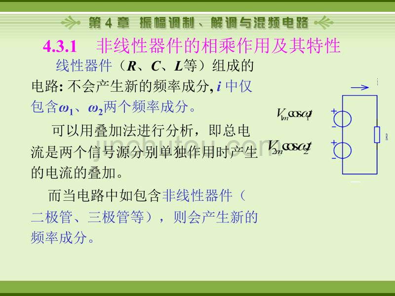 振幅调制解调与混频电路乘法器教学课件PPT_第2页