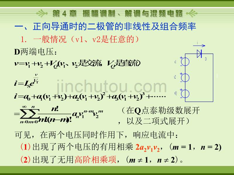 振幅调制解调与混频电路乘法器教学课件PPT_第3页