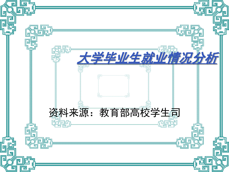 大学毕业生就业情况分析_第1页