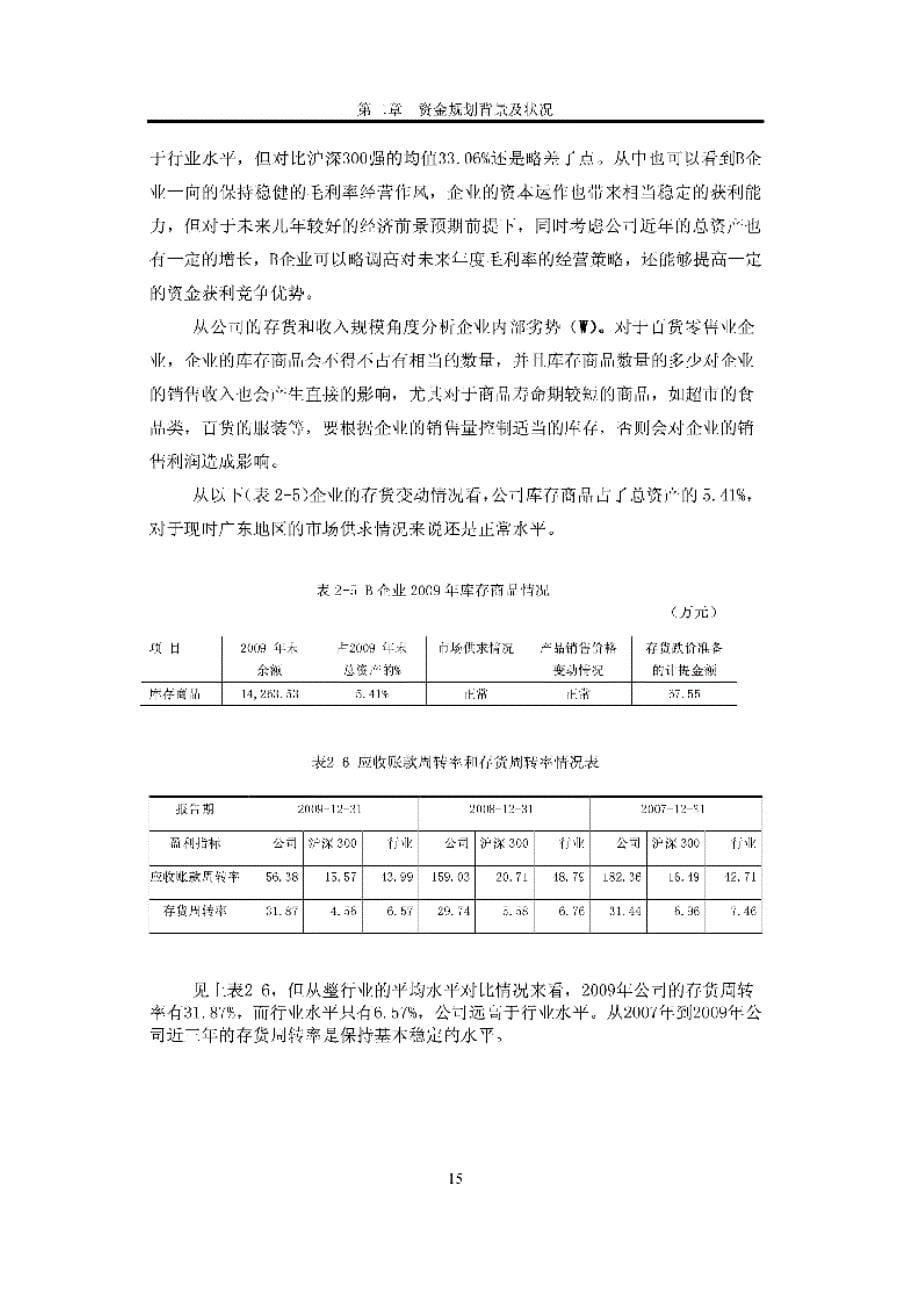 b企业银行资金规划案例分析_第5页