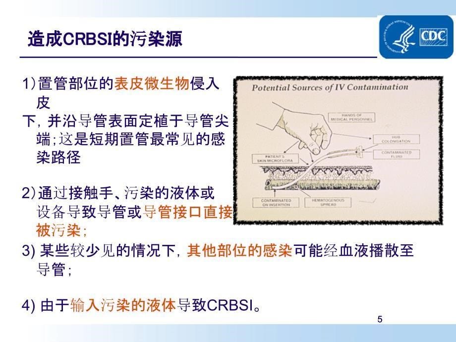 预防导管相关性血流感染(CDC指南解读)...ppt_第5页