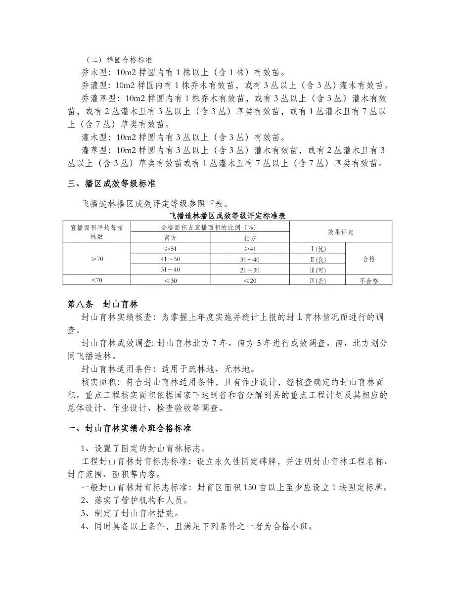 营造林实绩综合核查办法_第5页