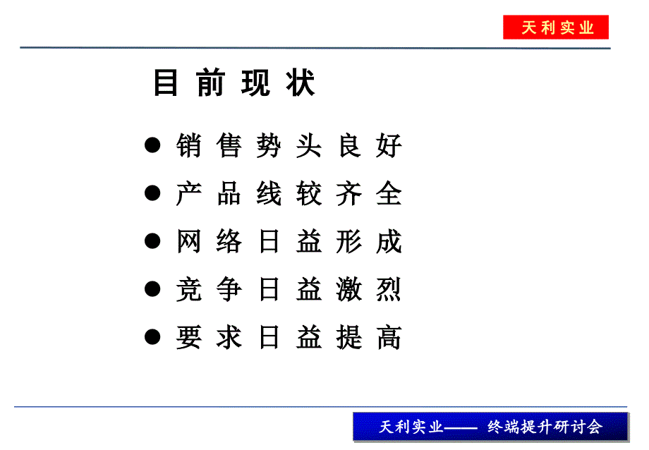 天利实业终端提升研讨会_第2页