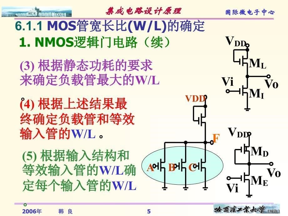 集成电路设计原理 第6章 MOS电路版图设计_第5页