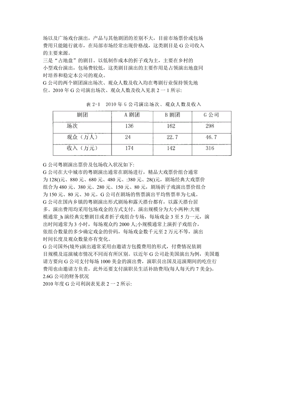 g演艺公司营销组合策略精选创新_第4页