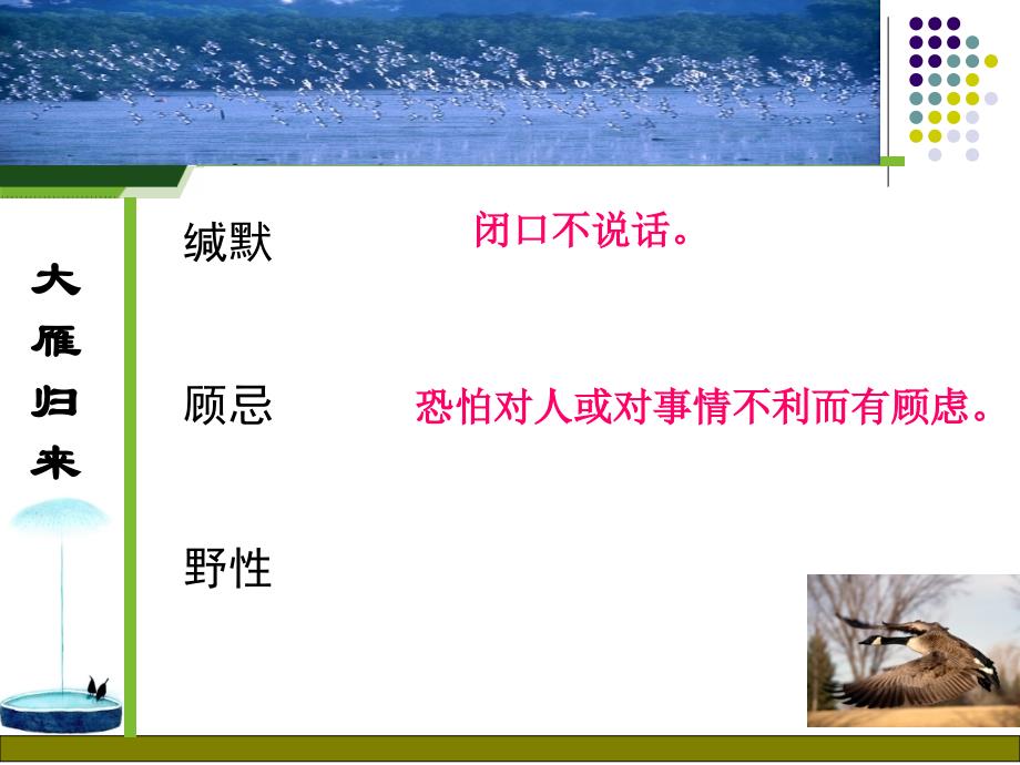 7大雁归来-温州二中-吴积兴-PowerPoint-Presentation_第2页