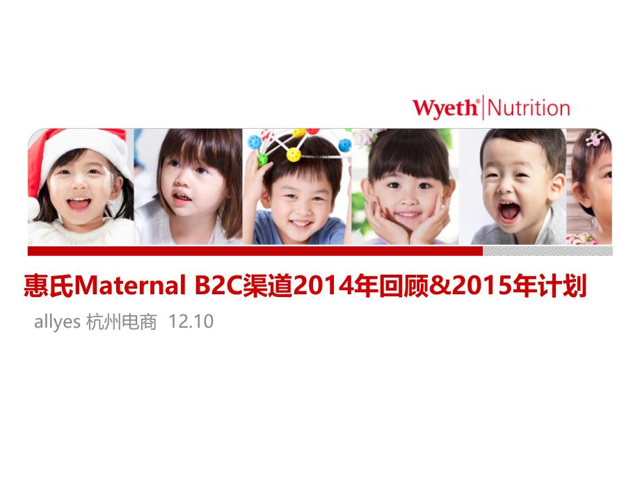 惠氏Maternal B2C渠道2014年回顾2015年计划 1211 Updated_第1页
