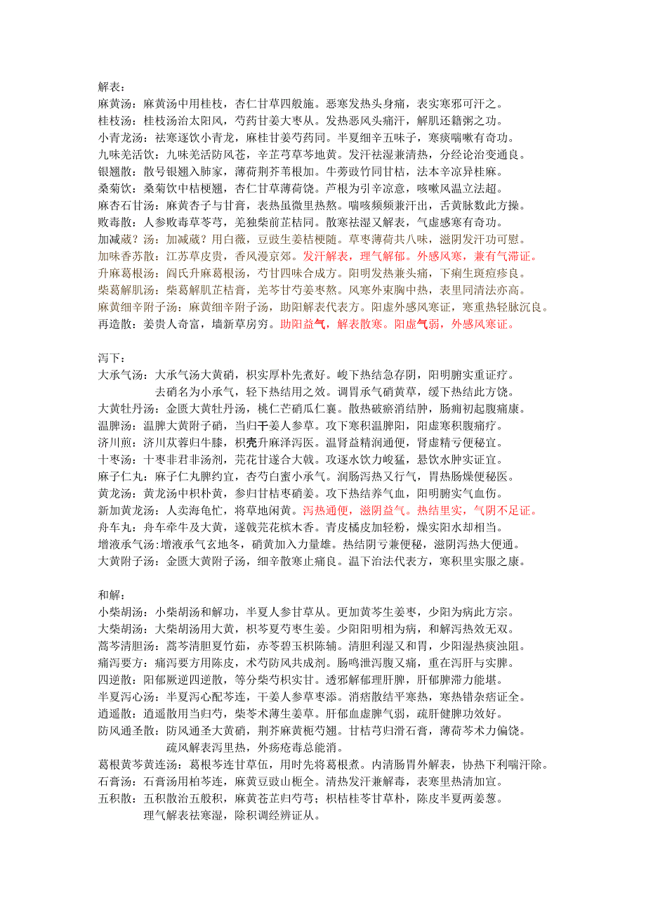 方剂-汤头歌打印版_第1页