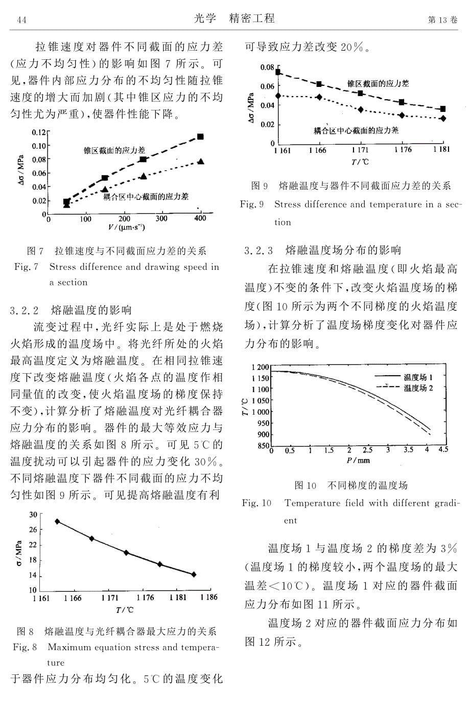 熔锥型光纤耦合器流变成形的工艺敏感性研究_第5页