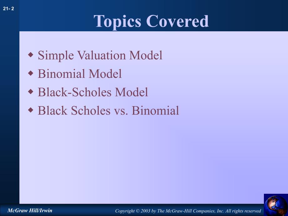 Chapter_21Valuing Options(公司金融,英文版)_第2页