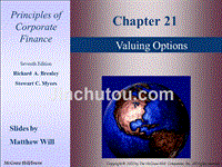 Chapter_21Valuing Options(公司金融,英文版)