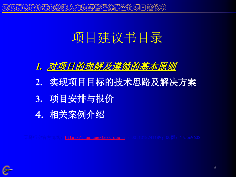 武汉钢铁设计研究院项目建议书_第3页