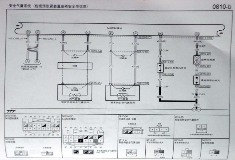 一汽马自达6睿翼全车电路图38_第4页