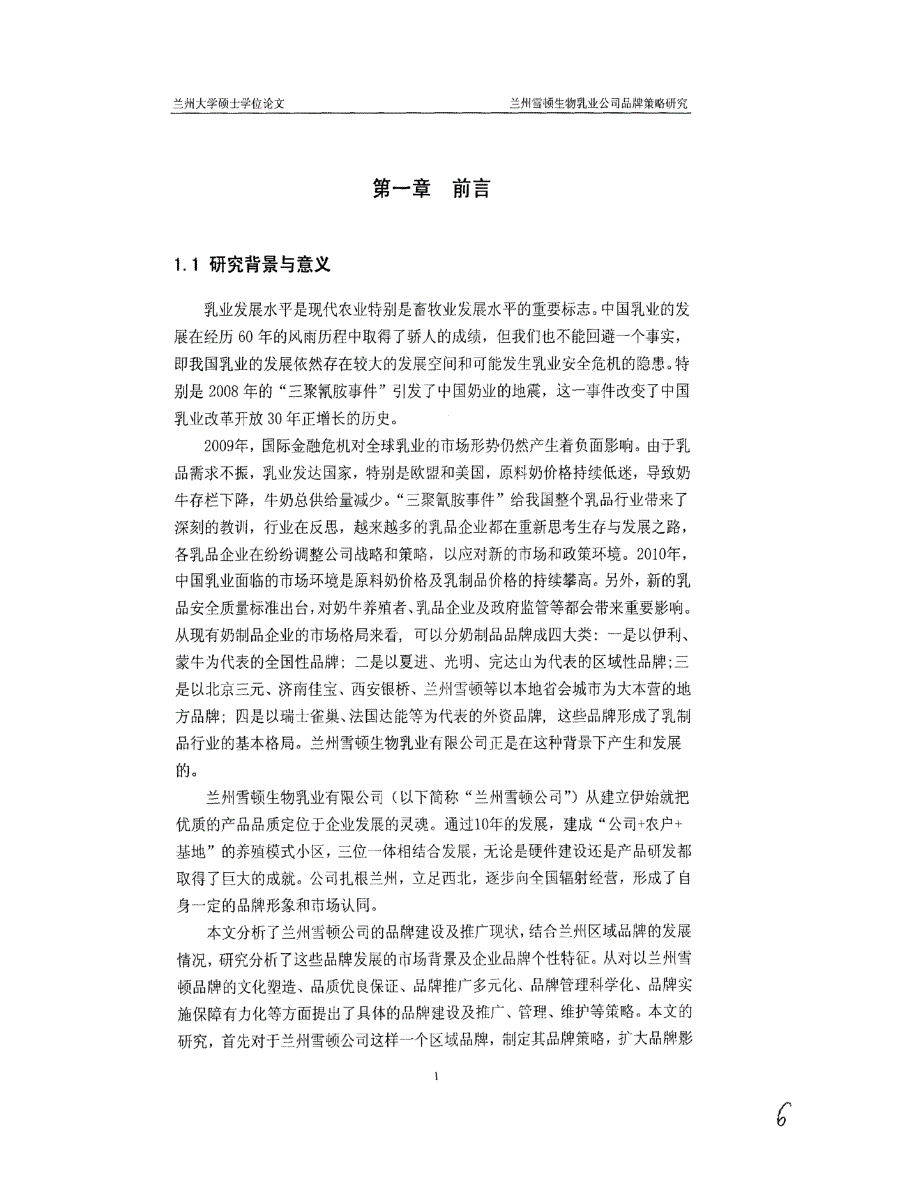 兰州雪顿生物乳业公司品牌策略精选研究参考_第1页