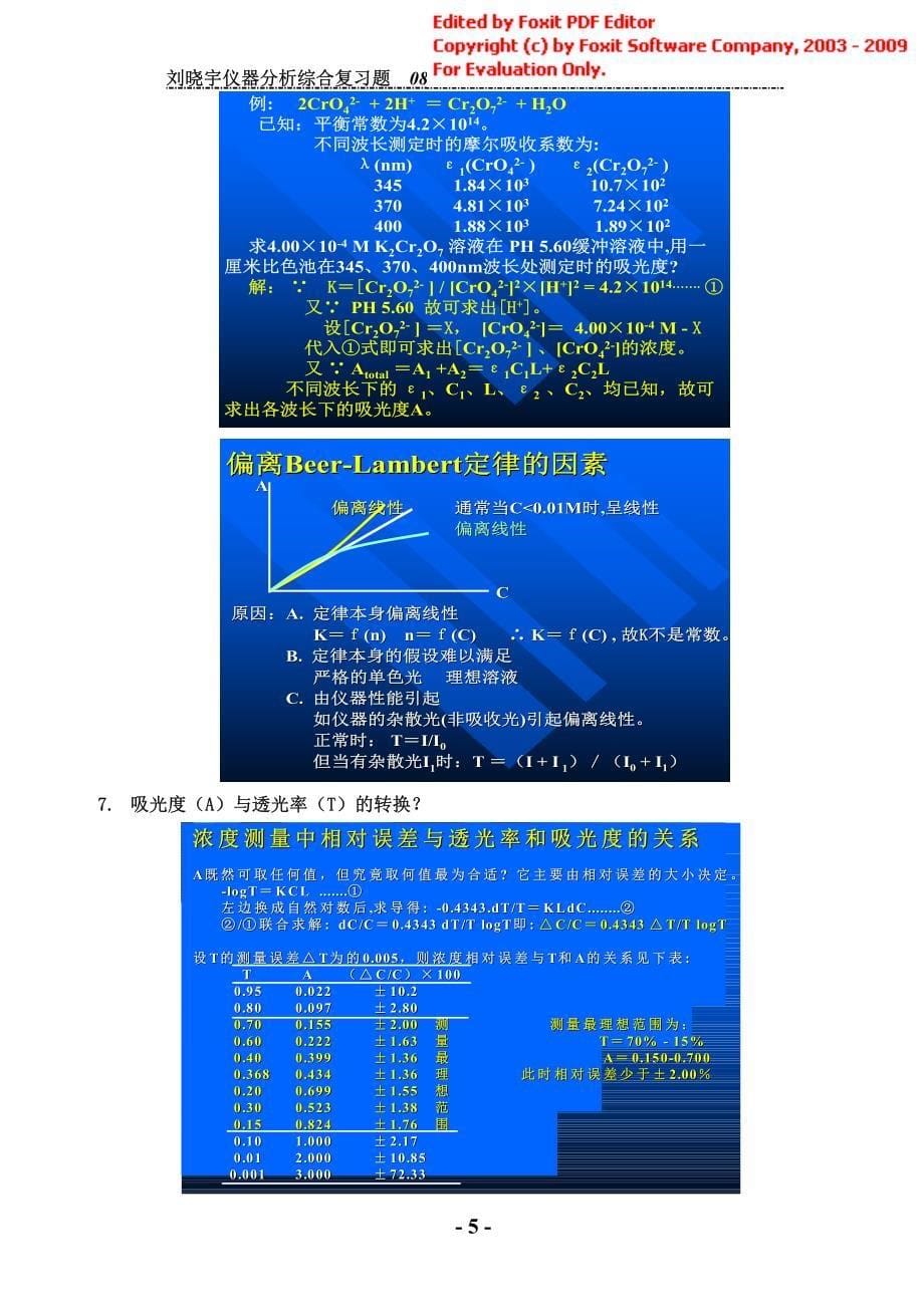 仪器分析综合复习题_第5页