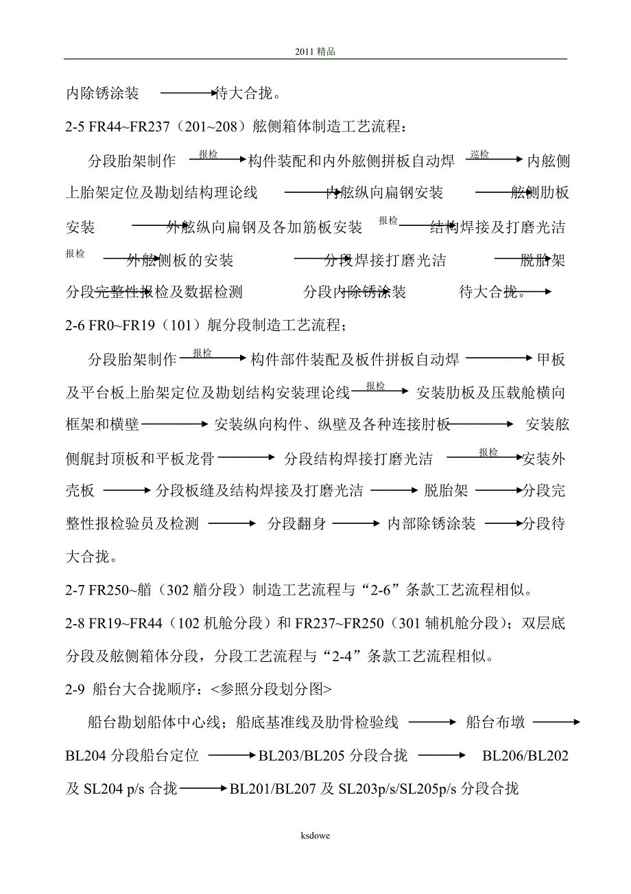 分享0135m—4+6teu集装箱船船体建造施工工艺_第4页