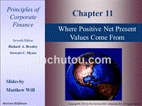 Chapter_11Where Positive Net Present Values Come From(公司金融,英文版)