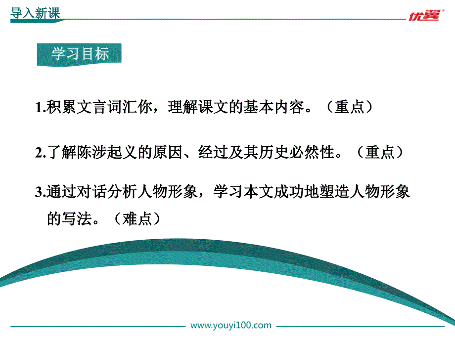 部编新人教版九年级语文21.陈涉世家（第一套）_第3页