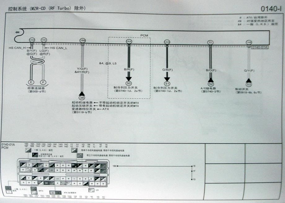 一汽马自达6睿翼全车电路图27_第5页