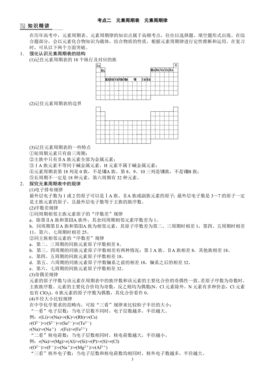 专题六  物质结构和元素周期律_第3页