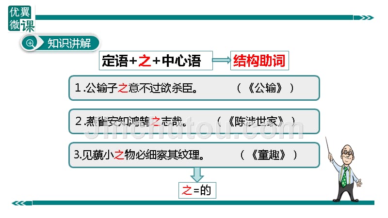 部编新人教版九年级语文上册之文言文之之的用法（第二套精品教案）_第5页