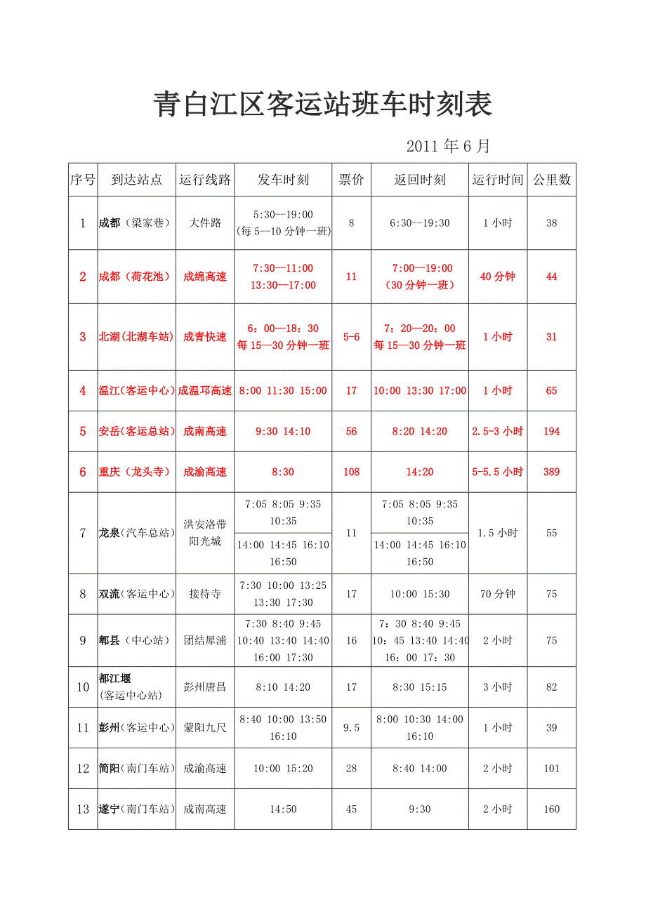 青白江客运站时刻表_第1页