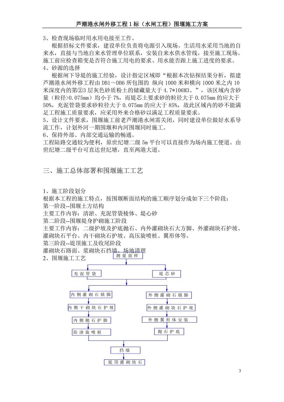 芦潮港水闸外移工程围堰_第5页