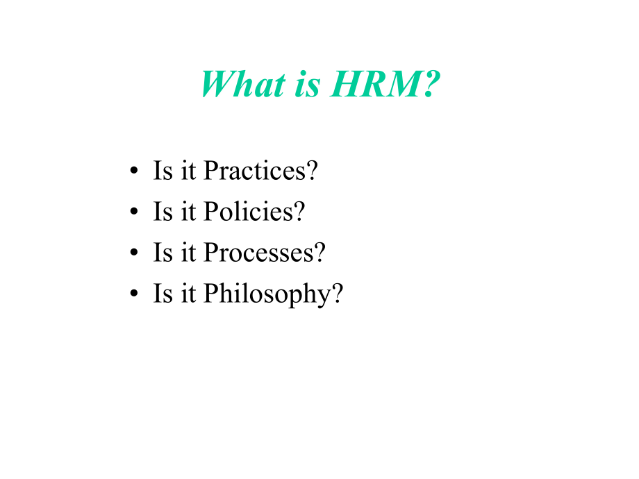 defining strategic hrm：an overview of the field_第4页