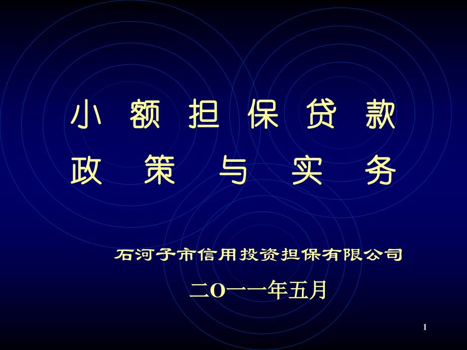 小额担保贷款政策与实务_第1页