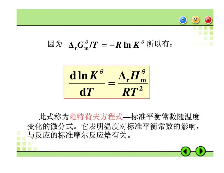 高中化学  5.4化学反应标准平衡常数与温度的关系_第3页