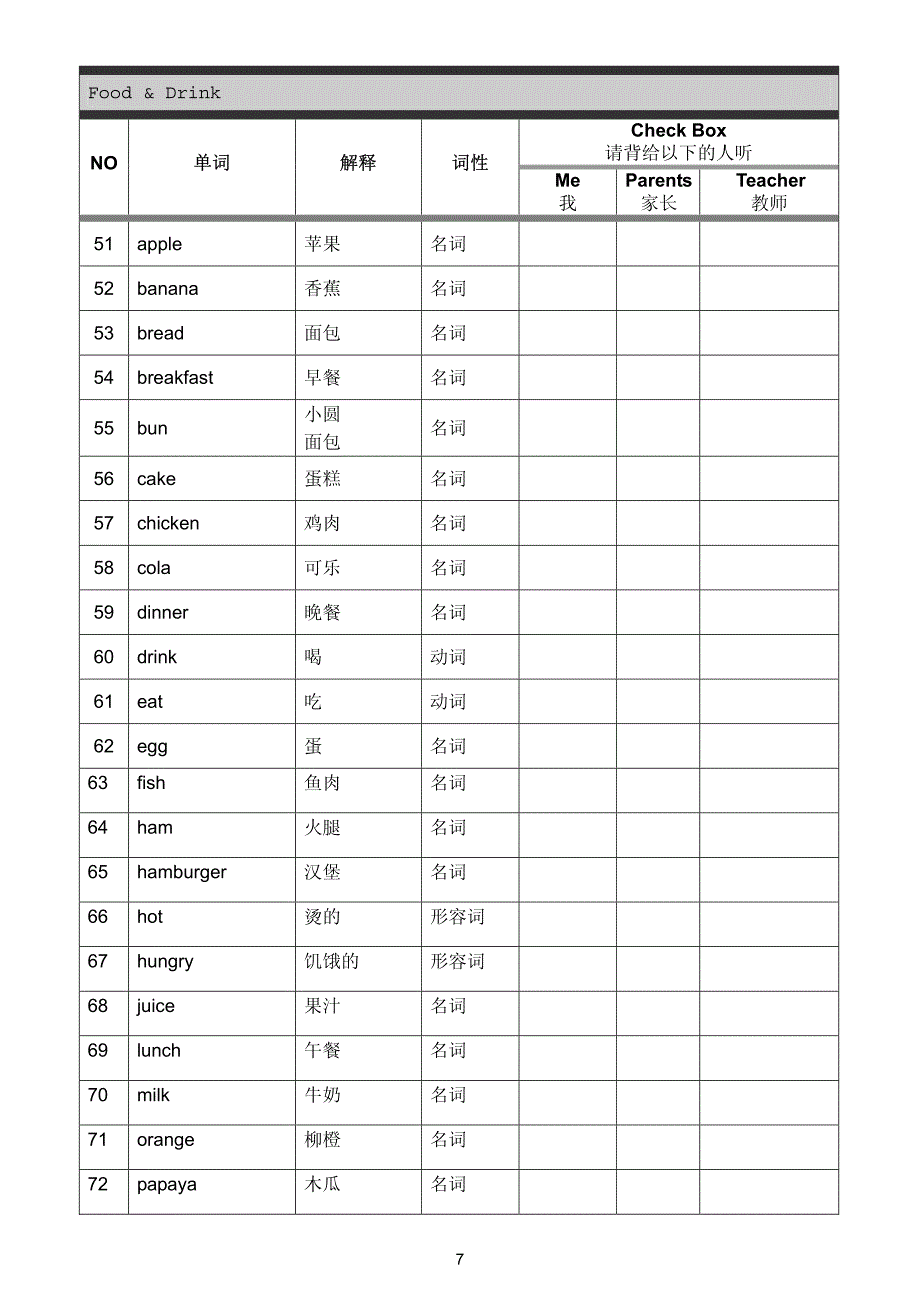 小学士组单词表_第4页