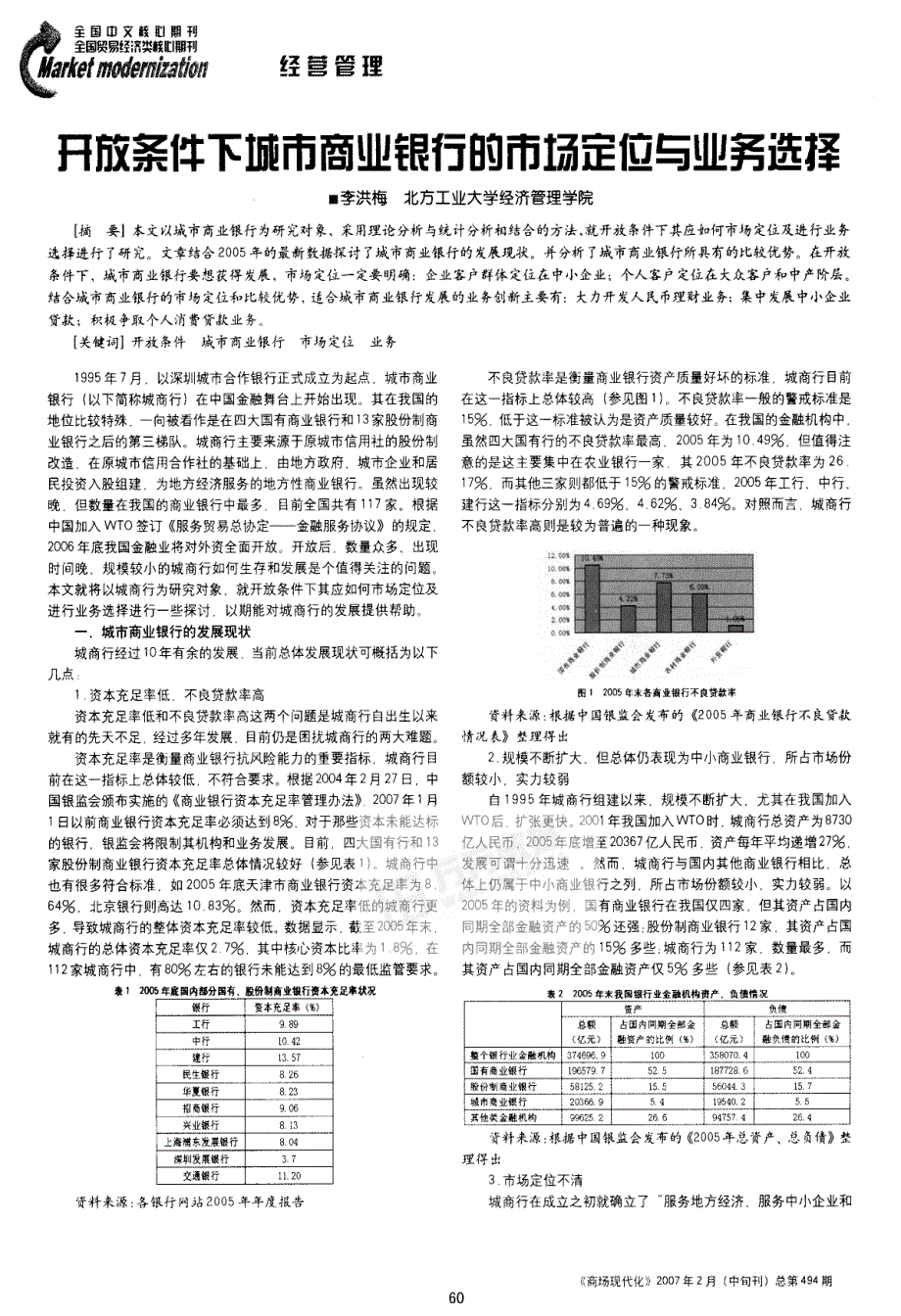 下城市商业银行的市场定位与业务选择_第1页