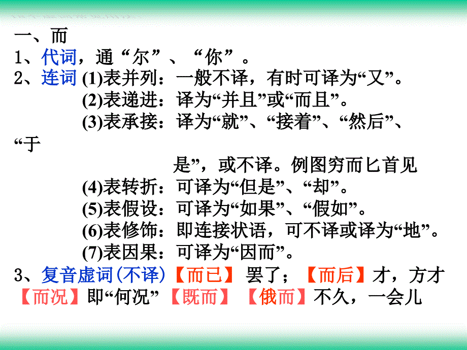 一轮复习考点·文言3-虚词推断_第3页