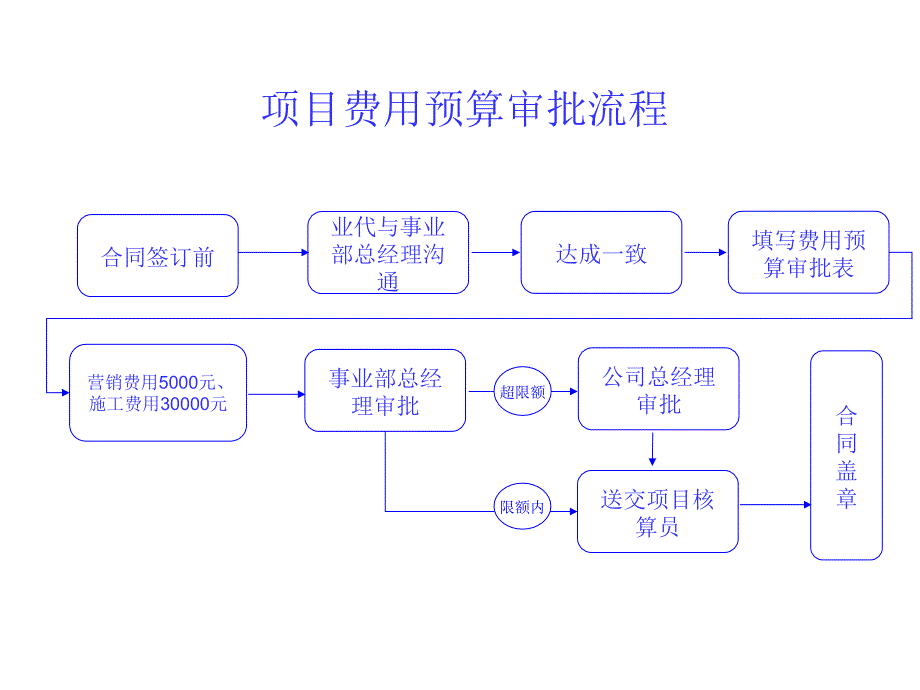 公司管理-项目资金预算审批流程_第1页