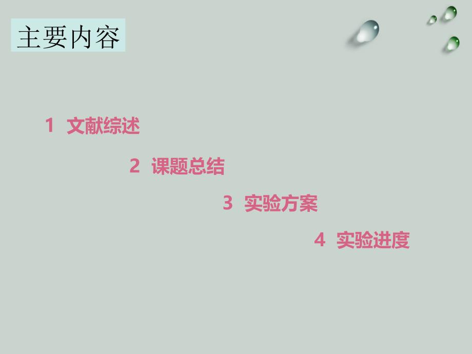 研究生开题报告论文开题报告ppt模板_第3页