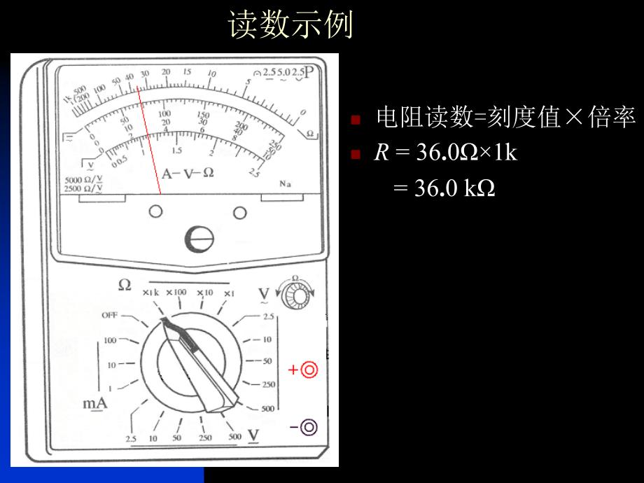 【物理课件】万用表、电流表，示波器的读数和使用ppt课件_第3页