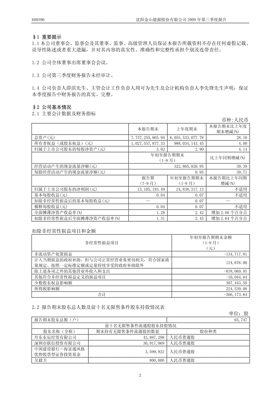 沈阳金山能源股份有限公司_第3页