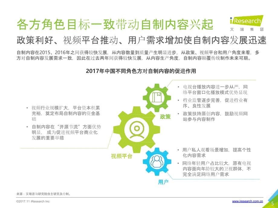 行业分析报告：2017年中国网络自制内容行业研究报告_第5页