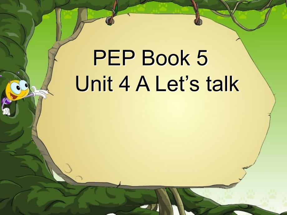 人教pep版六年级英语上册《unit4 b let’s talk》ppt课件_第1页