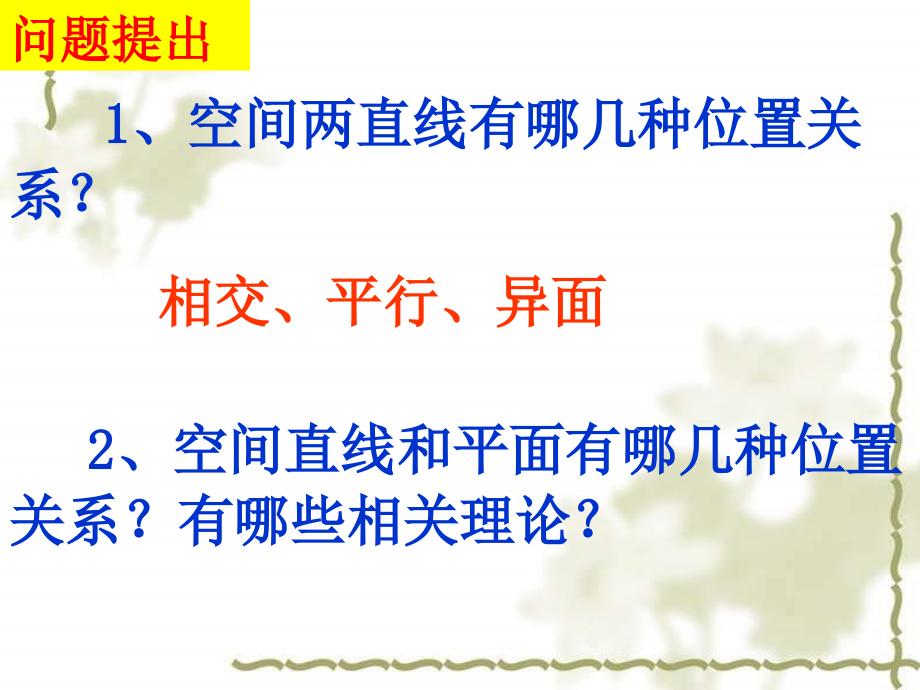 【高中数学课件】直线和平面平行与平面和平面平行1 _第2页