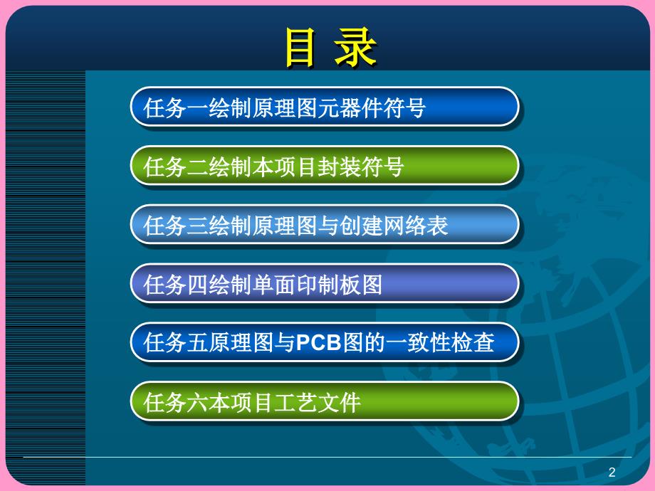 项目二较复杂的单面印制板图设计_第2页