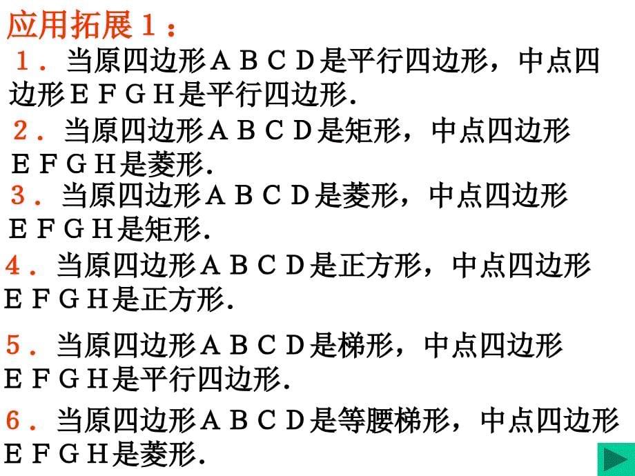 【初中数学课件】课题学习;中点四边形ppt课件_第5页