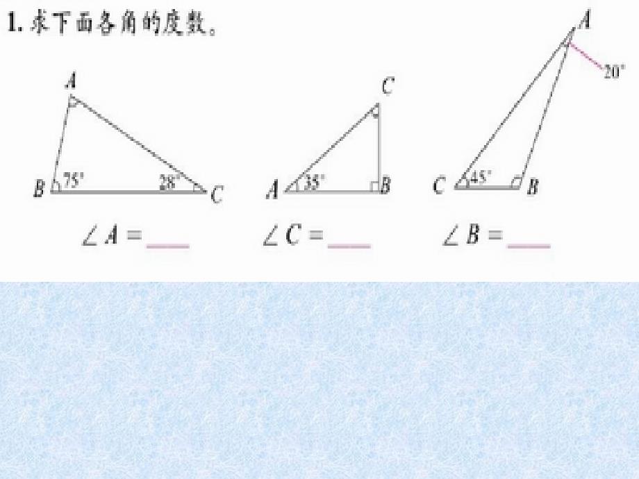 三角形的特征练习_第3页