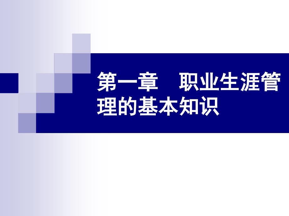 经济与管理学院MBA课程《职业生涯规划与管理》第1章  基本知识_第4页