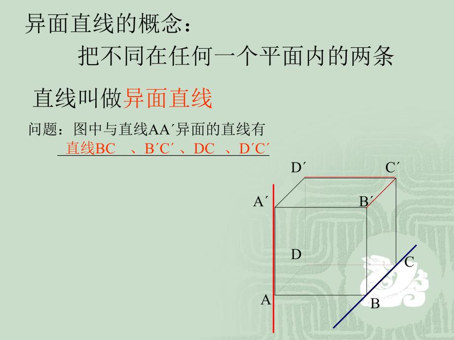 【高中数学课件】异面直线及其所成角ppt课件_第3页