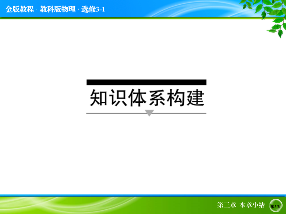 金版高中物理一轮复习第三章磁场小结3_第3页