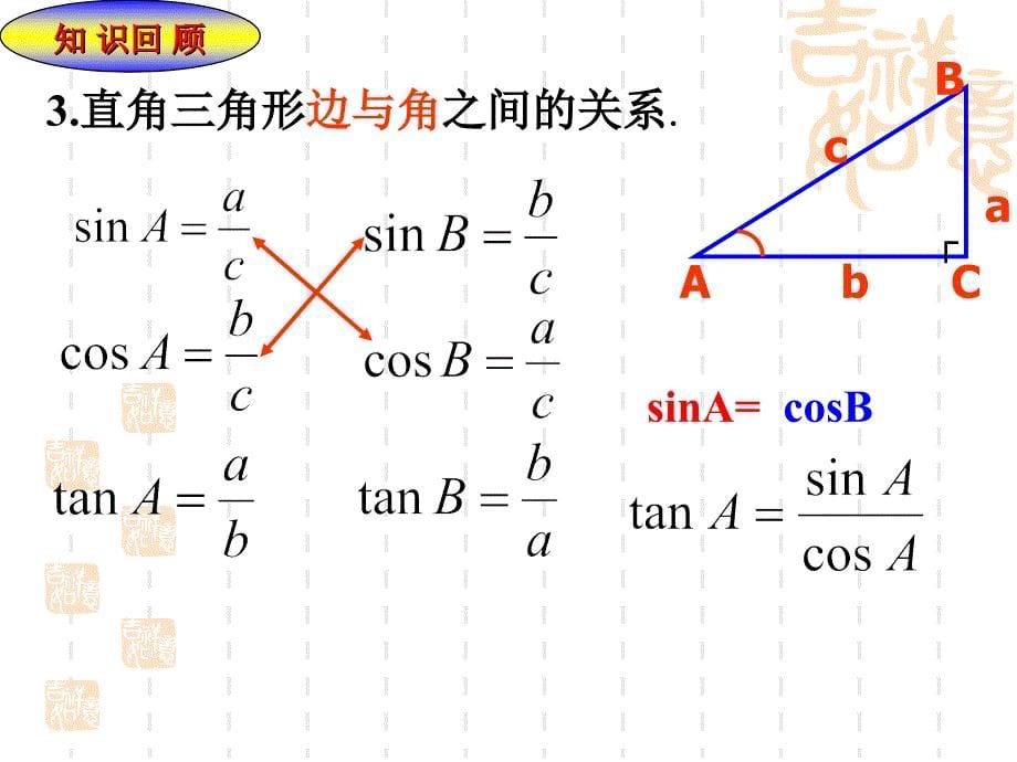 【初中数学课件】三角函数复习ppt课件_第5页