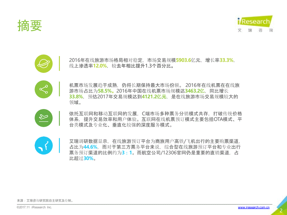 研究分析报告：2017年中国在线旅游交通行业研究报告_第2页